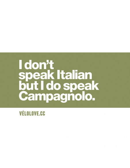 Don't speak Italian Campagnolo Mug