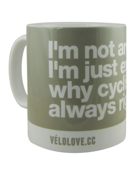 I'm not arguing cycling Mug