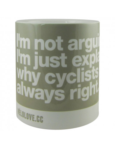 I'm not arguing cycling Mug