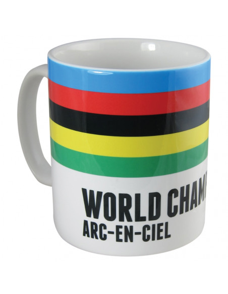 Cycling World Champion Rainbow Stripe Mug