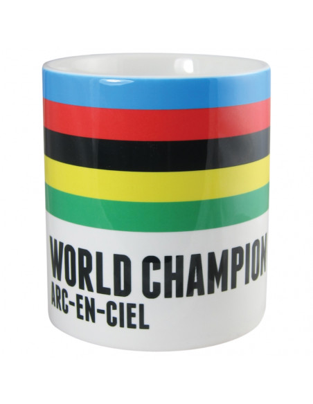 Cycling World Champion Rainbow Stripe Mug
