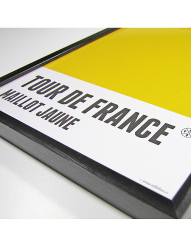 Maillot Jaune Tour de France Framed Print