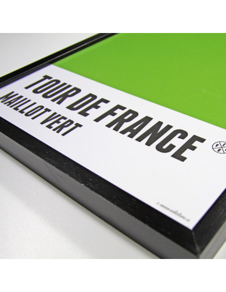 Maillot Vert Tour de France Framed Print