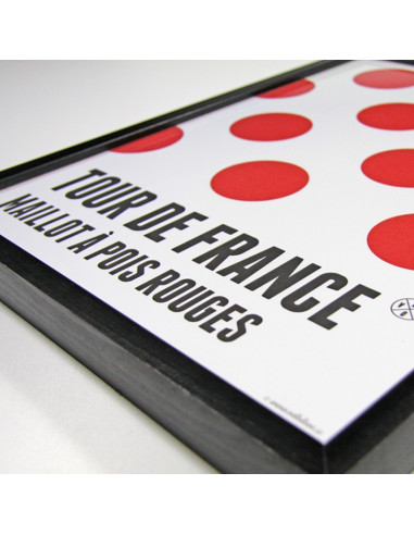 Maillot à Pois Rouges Tour de France Framed Print