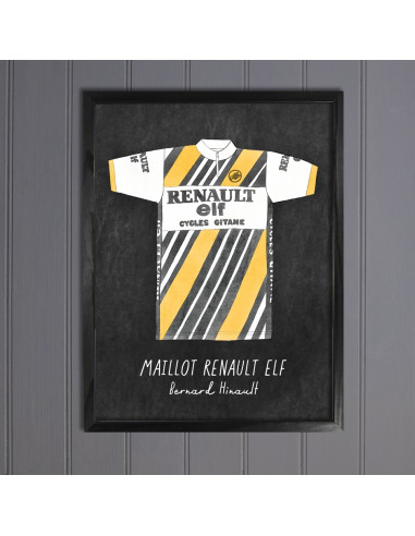Renault Elf Gitane Cycle Jersey Print