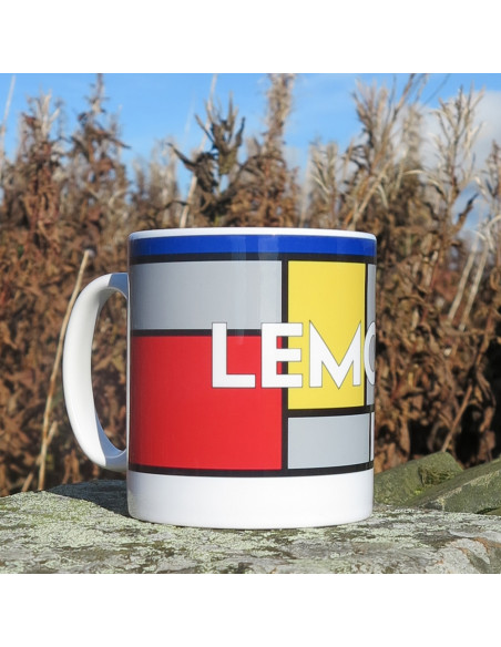 Greg Lemond La Vie Claire Mondrian Mug