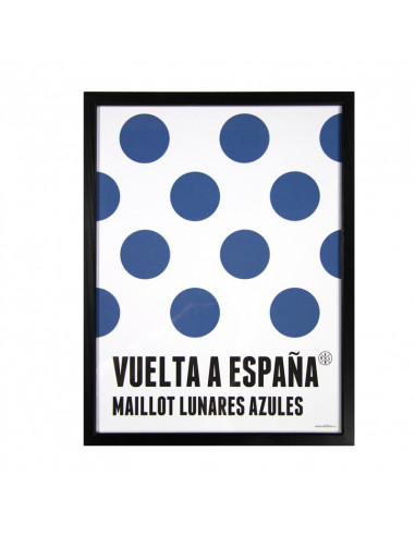 Vuelta a España Mountains Jersey Framed Print