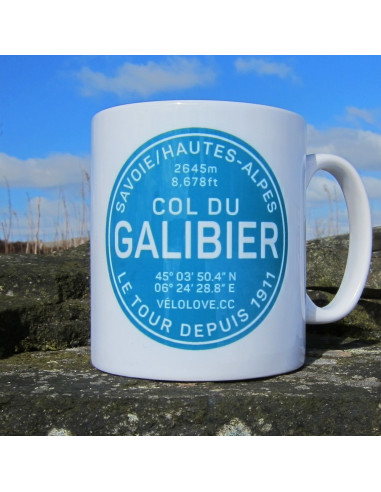 Col Du Galibier Cycling Mug