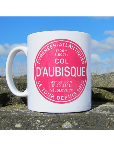 Col D'Aubisque Cycling Mug