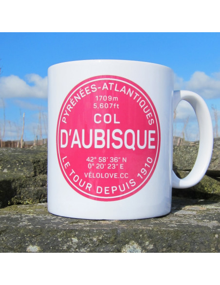 Col D'Aubisque Cycling Mug