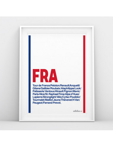 France Cycling Nation Print