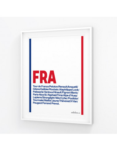 France Cycling Nation Print