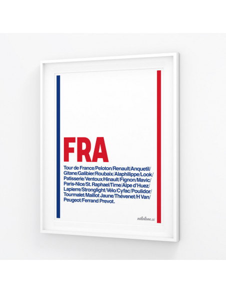France Cycling Nation Print