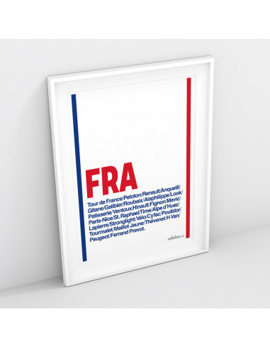 France Cycling Nation Print