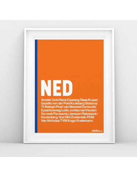 Holland Cycling Nation Print
