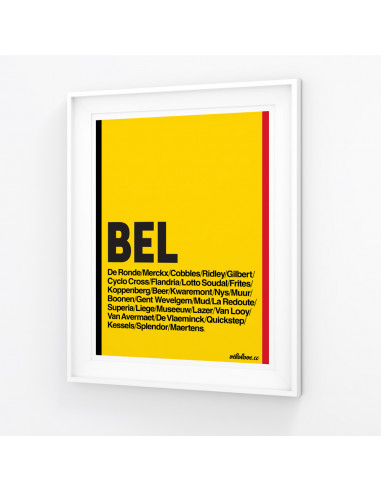 Belgium Cycling Nation Print
