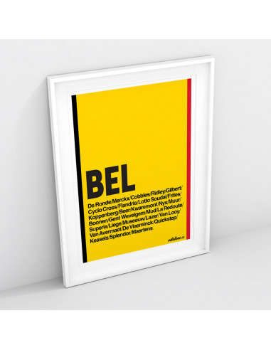 Belgium Cycling Nation Print