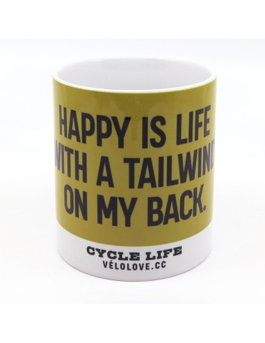 Happy Is Life With A Tailwind Mug