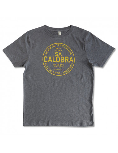 Sa Calobra Dark Grey Organic T-Shirt