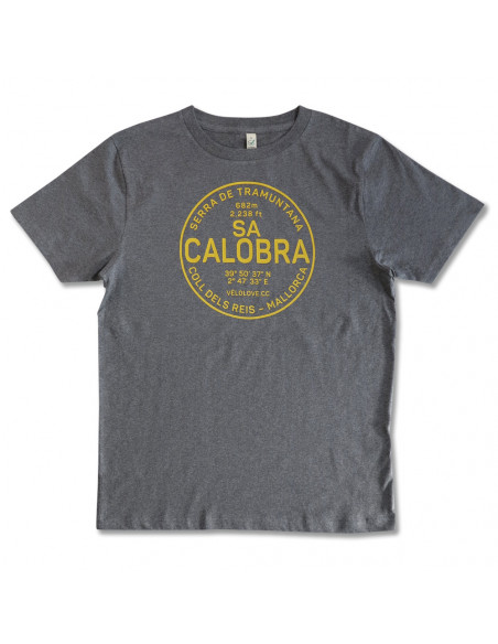 Sa Calobra Dark Grey Organic T-Shirt