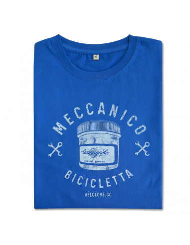 Campagnolo Special Grease Organic Blue Tshirt