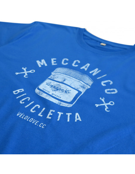 Campagnolo Special Grease Organic Blue Tshirt