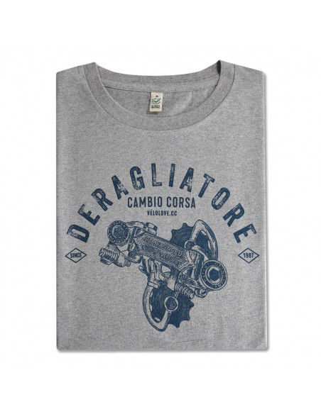 Nuovo Record Rear Gear Grey Organic Tshirt
