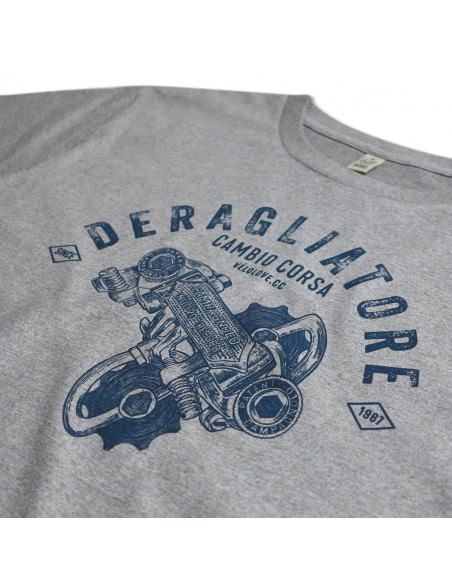 Nuovo Record Rear Gear Grey Organic Tshirt