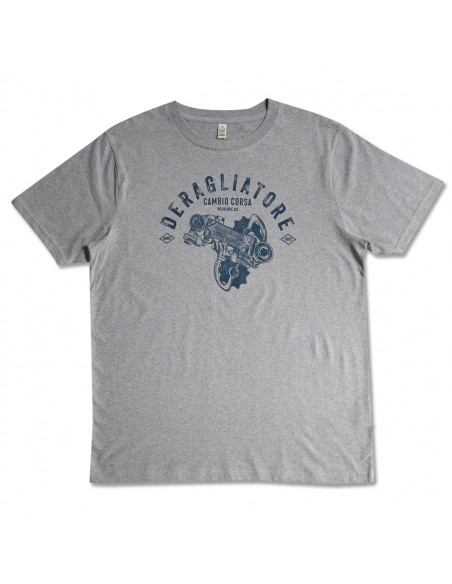 Nuovo Record Rear Gear Grey Organic Tshirt