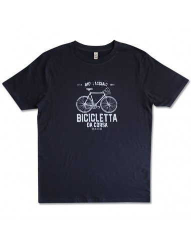 Bicicletta da Corsa Organic Navy T-shirt