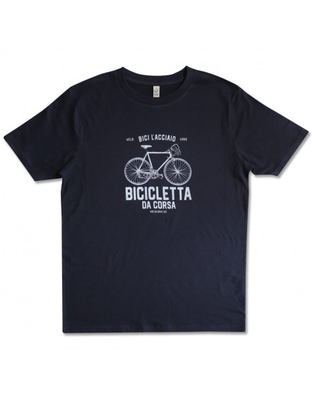 Bicicletta da Corsa Organic Navy T-shirt