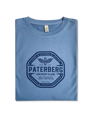 Paterberg Beer Label Faded Denim Organic T-Shirt