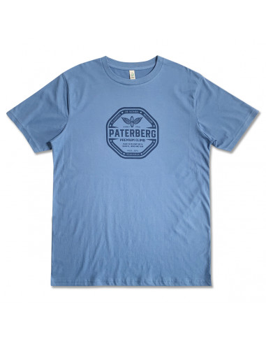 Paterberg Beer Label Faded Denim Organic T-Shirt