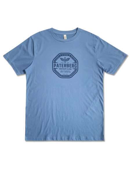 Paterberg Beer Label Faded Denim Organic T-Shirt