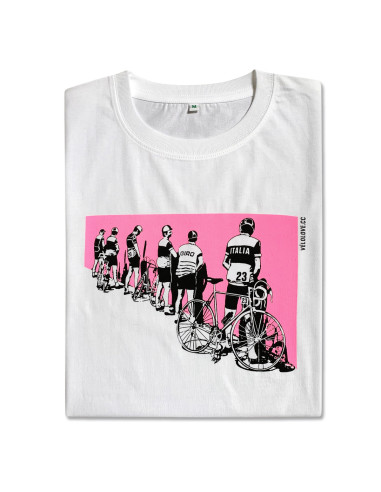 Giro Call Of Nature Organic White and Pink T-shirt