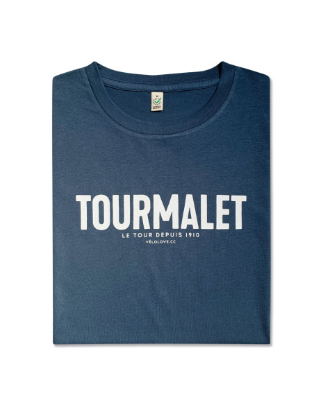 Tourmalet Text Denim Blue Organic T-Shirt