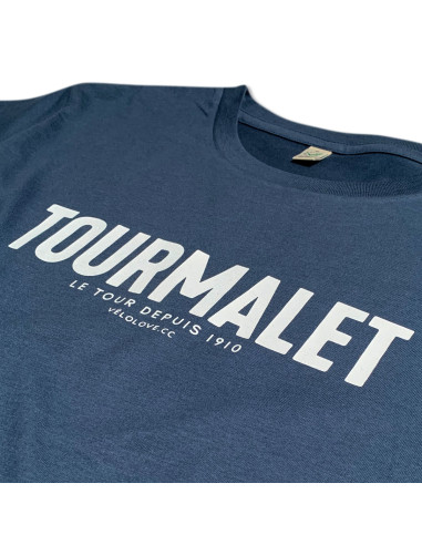 Tourmalet Text Denim Blue Organic T-Shirt