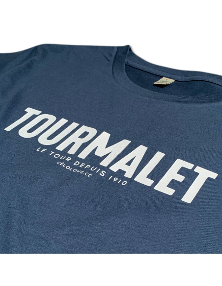 Tourmalet Text Denim Blue Organic T-Shirt