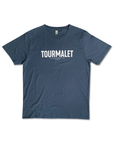Tourmalet Text Denim Blue Organic T-Shirt