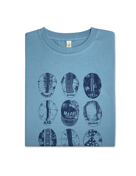 Caps Not Hats Casquettes Dusk Blue Tshirt