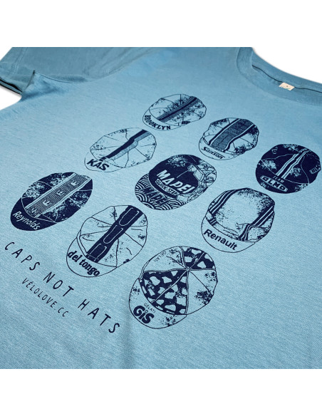 Caps Not Hats Casquettes Dusk Blue Tshirt