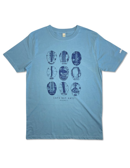 Caps Not Hats Casquettes Dusk Blue Tshirt