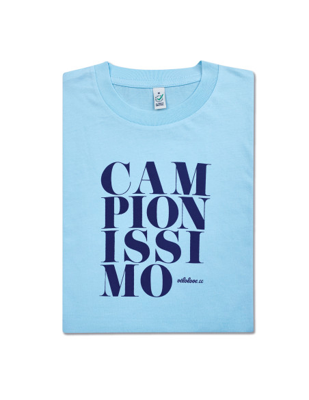 Campionissimo Light Blue Organic Tshirt