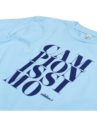 Campionissimo Light Blue Organic Tshirt
