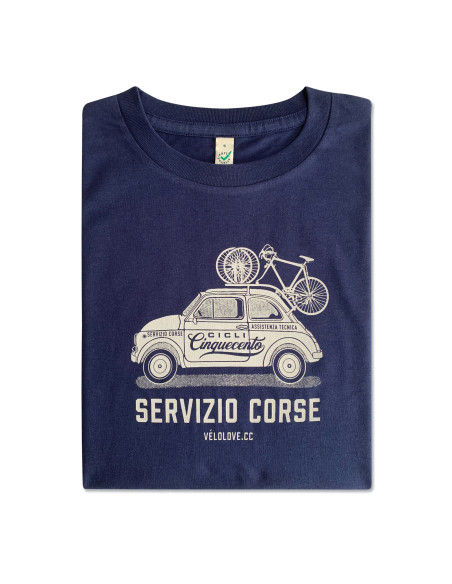 Fiat 500 Servizio Corse Organic Tshirt