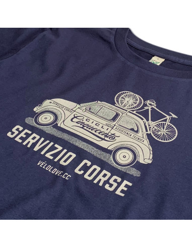 Fiat 500 Servizio Corse Organic Tshirt