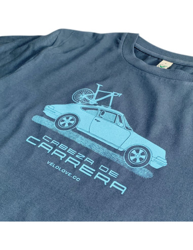 Porsche Cabeza de Carrera Organic Denim Tshirt