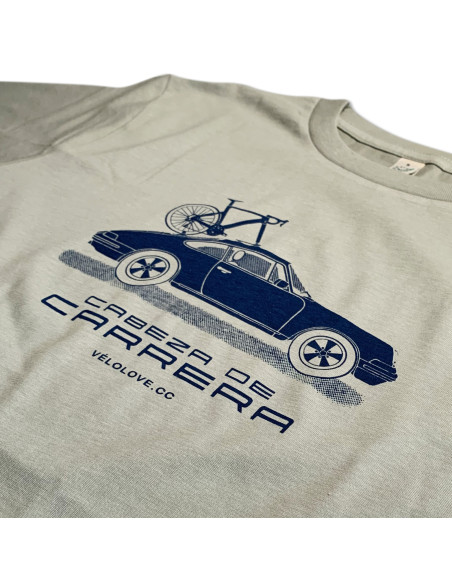 Porsche Cabeza de Carrera Organic Pistachio Tshirt