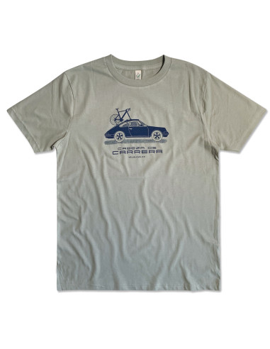 Porsche Cabeza de Carrera Organic Pistachio Tshirt