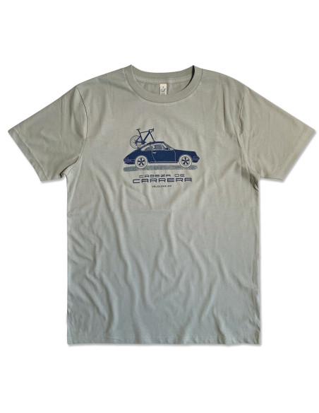Porsche Cabeza de Carrera Organic Pistachio Tshirt